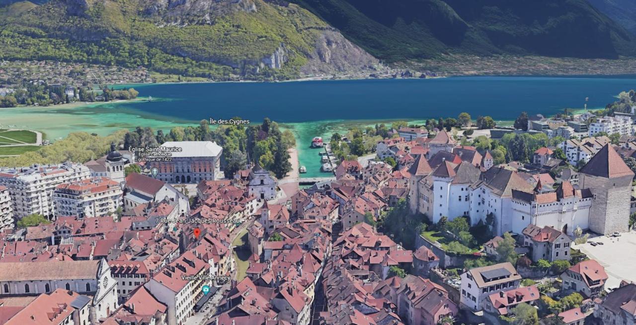 Le Canal - Nice Studio On The Venice Of The Alps Анси Екстериор снимка